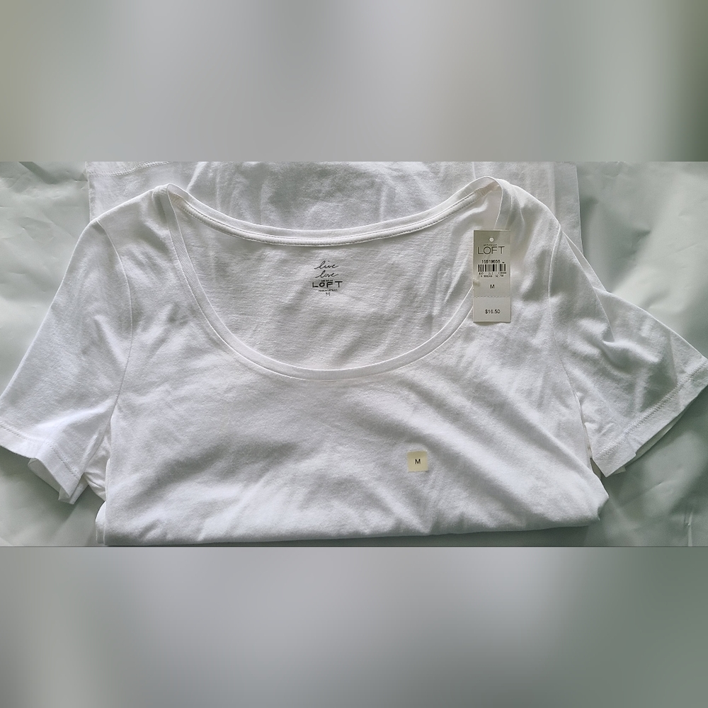 Ann Taylor Loft, Medium cotton round neck t-shirt